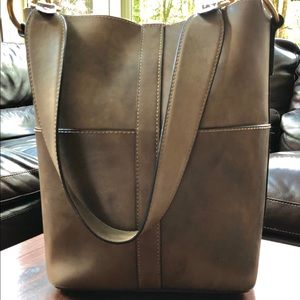 FRYE Ilana Harness Bucket Hobo Leather Bag